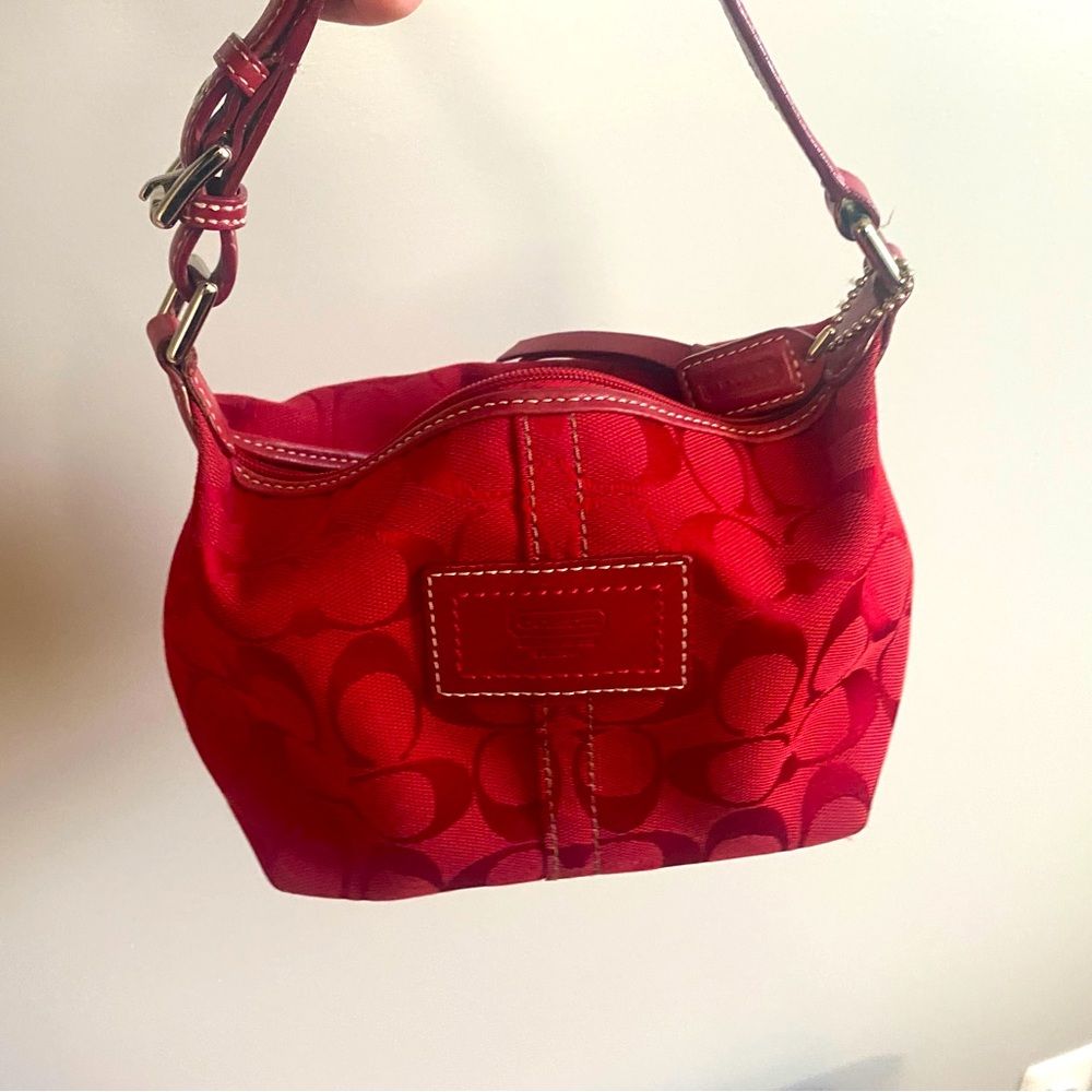 Signature Coach purse red